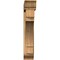 Ekena Millwork Merced Traditional Rough Sawn Bracket w/ Offset Brace, Western Red Cedar, 8"W x 44"D x 44"H BKT0806X44X44MRC01RWR - alternate 4